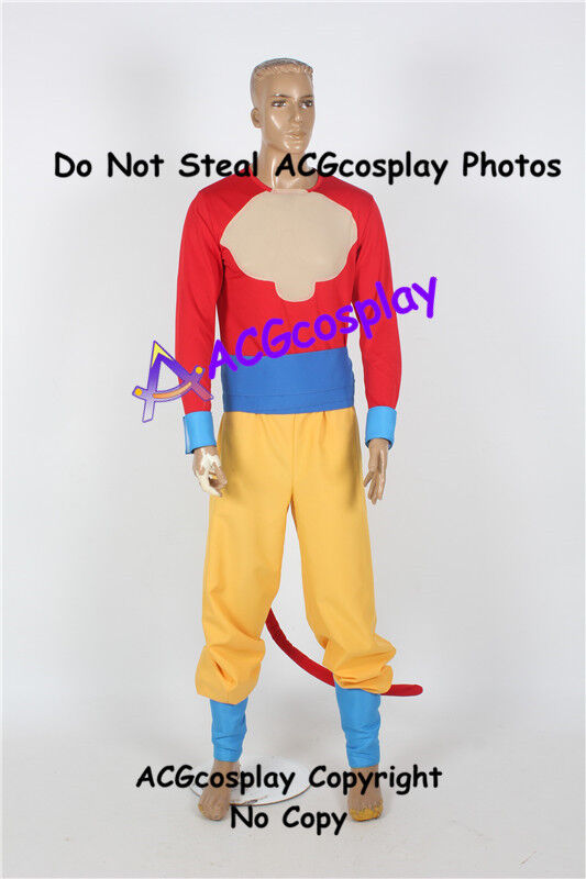 Dragon Ball Super Saiyan 4 Goku Cosplay Costume acgcosplay include long tail