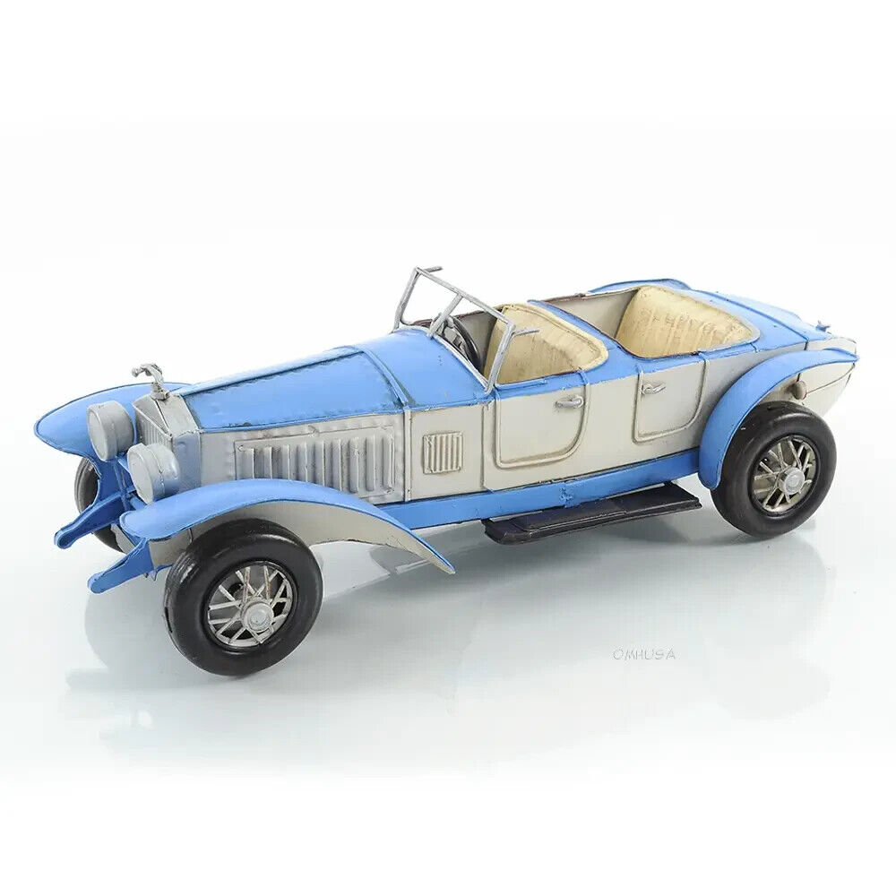 1928 17EX Sports Rolls Royce Phantom | Lightweight Model Car W/ Hood Ornament