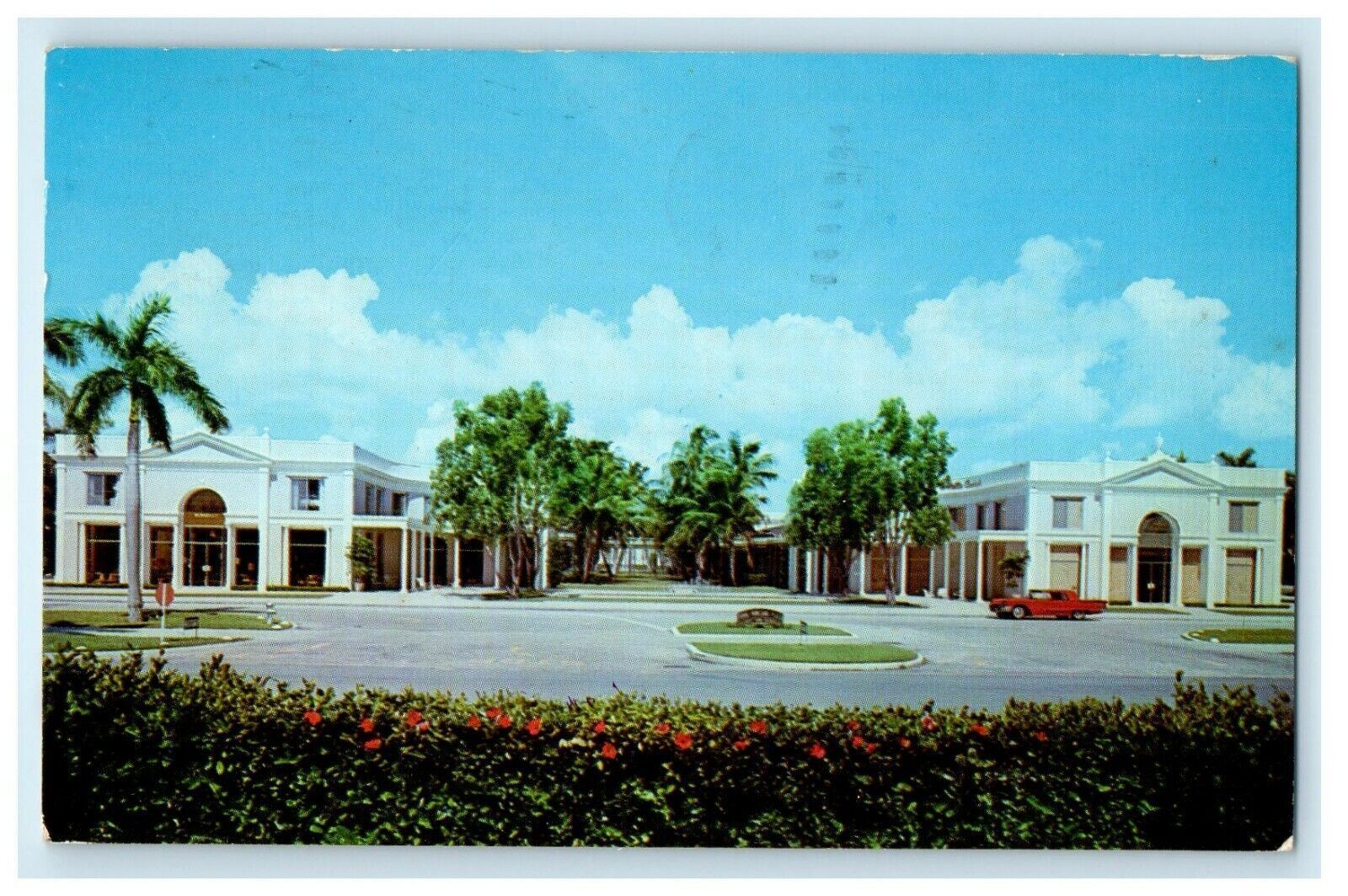 1962 View Of Royal Poinciana Plaza Palm Beach Florida FL Vintage Postcard