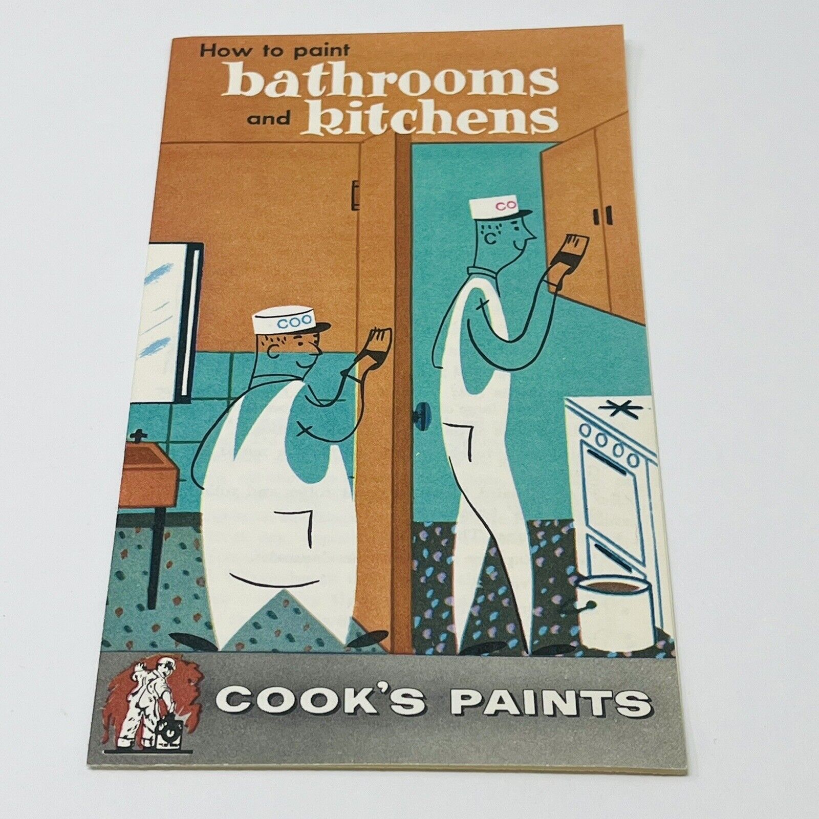 1960's Cooks Paints How To Bathrooms And Kitchens Pamphlet Booklet Brochure