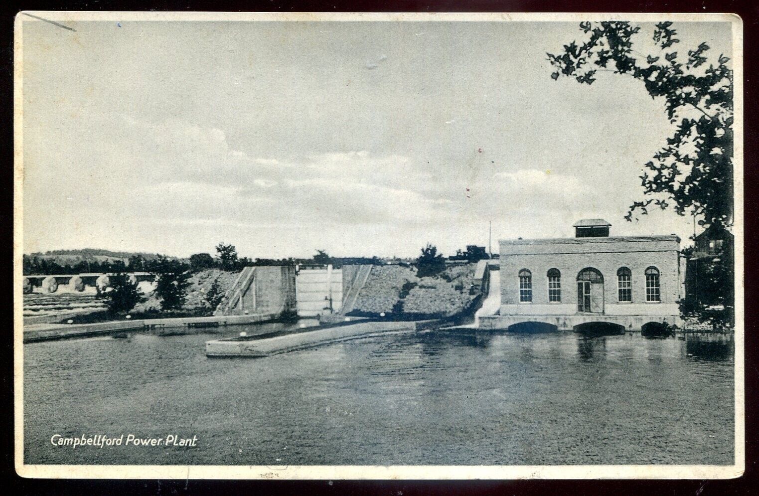 CAMPBELLFORD Ontario Postcard 1910s Power Plant by Rumsey