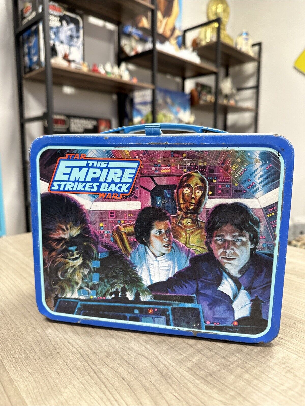 1981 Vintage Star Wars The Empire Strikes Back Metal Lunch Box (No Thermos)