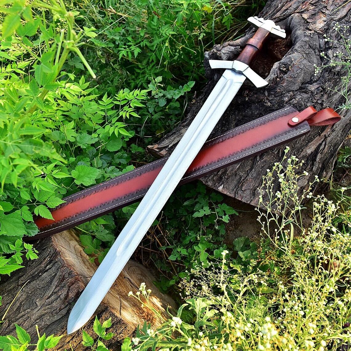 Custom & Handmade Carbon steel Viking Sword / functional battle ready sword