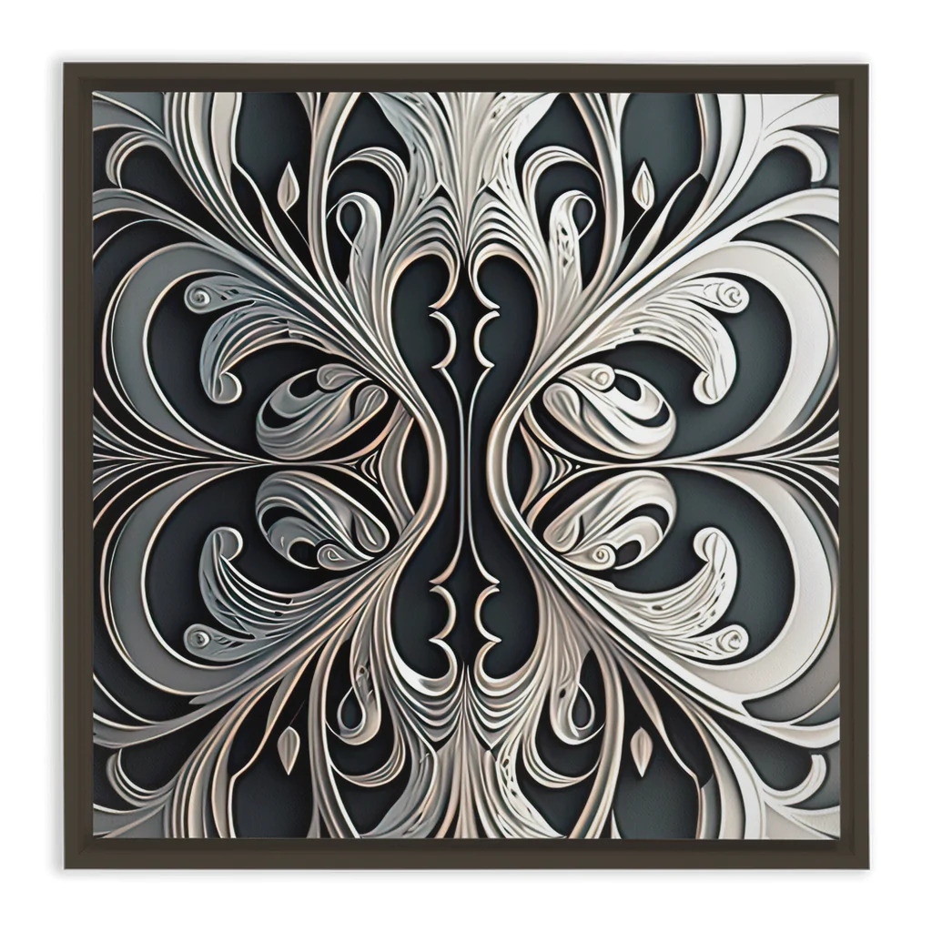 Metal Scrollwork I, by C. Wallace, Framed Canvas