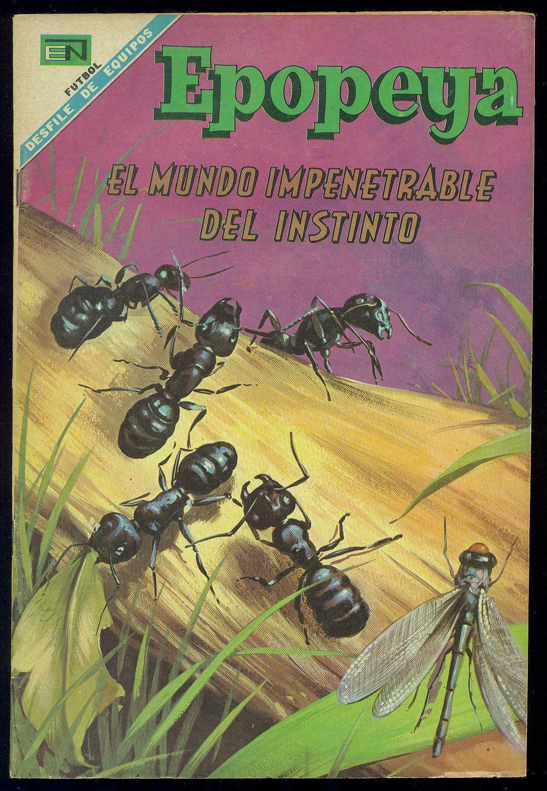 EPOPEYA #124 El Mundo Impenetrable del Instinto, Novaro Mexican Comic 1968