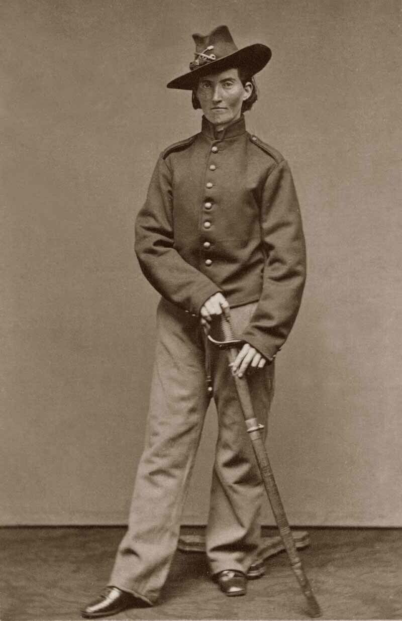 1865 Francis Clalin Female Union Civil War Vintage Photograph 11\