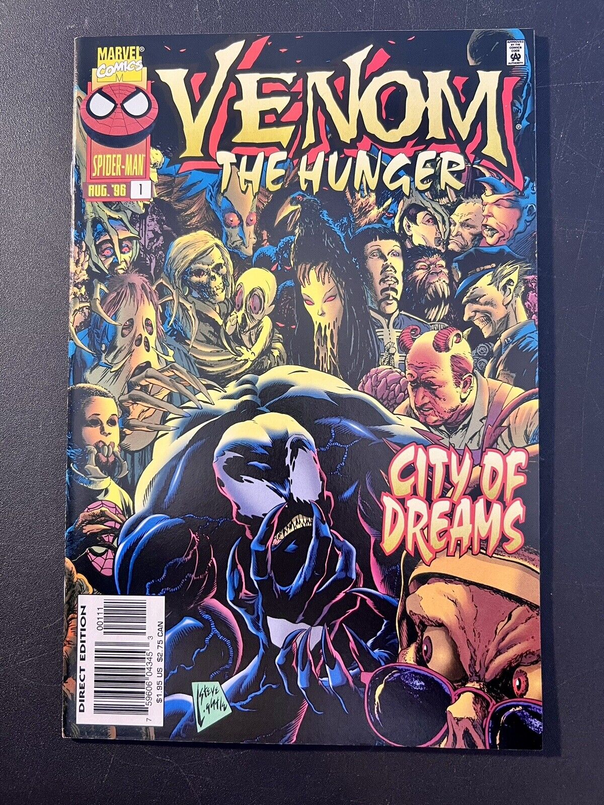 Marvel~VENOM : THE HUNGER~#1~City Of Dreams~1996~Excellent Condition NM
