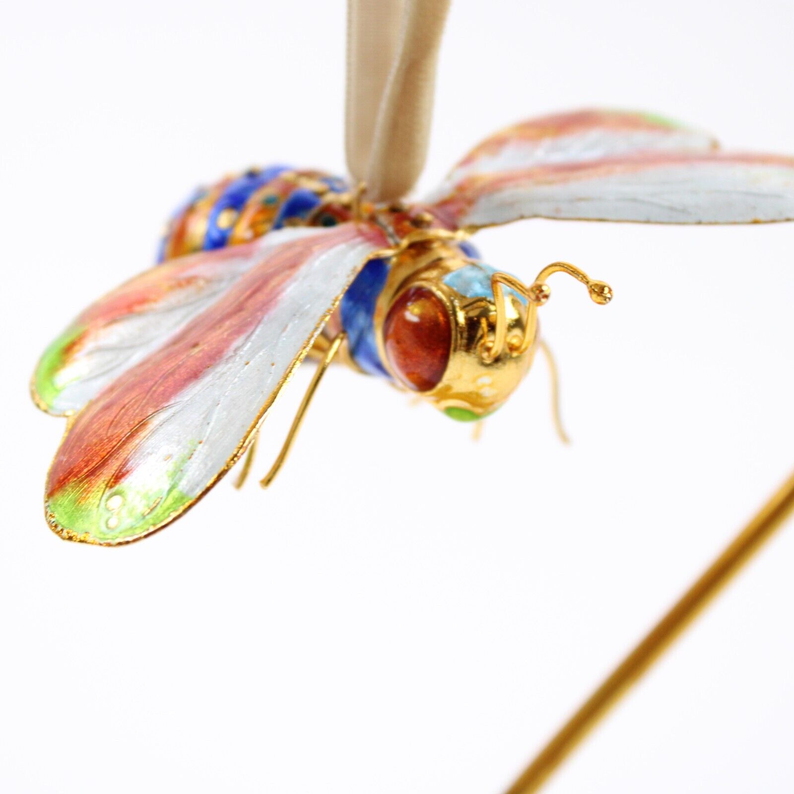 Cloisonné Articulated Ornament Bumble Bee Multiple colors 5\