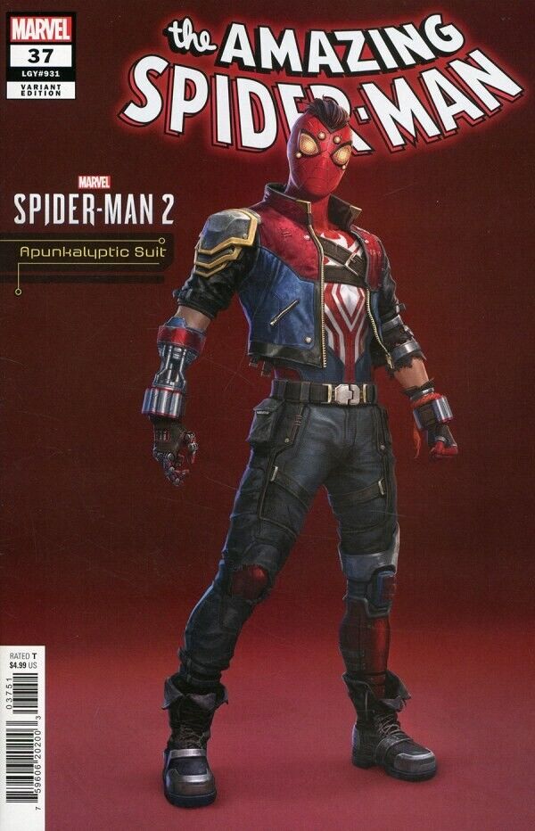 Amazing Spider-Man #37 Marantz Apunkalyptic Suit Marvels Spider-Man 2 Variant