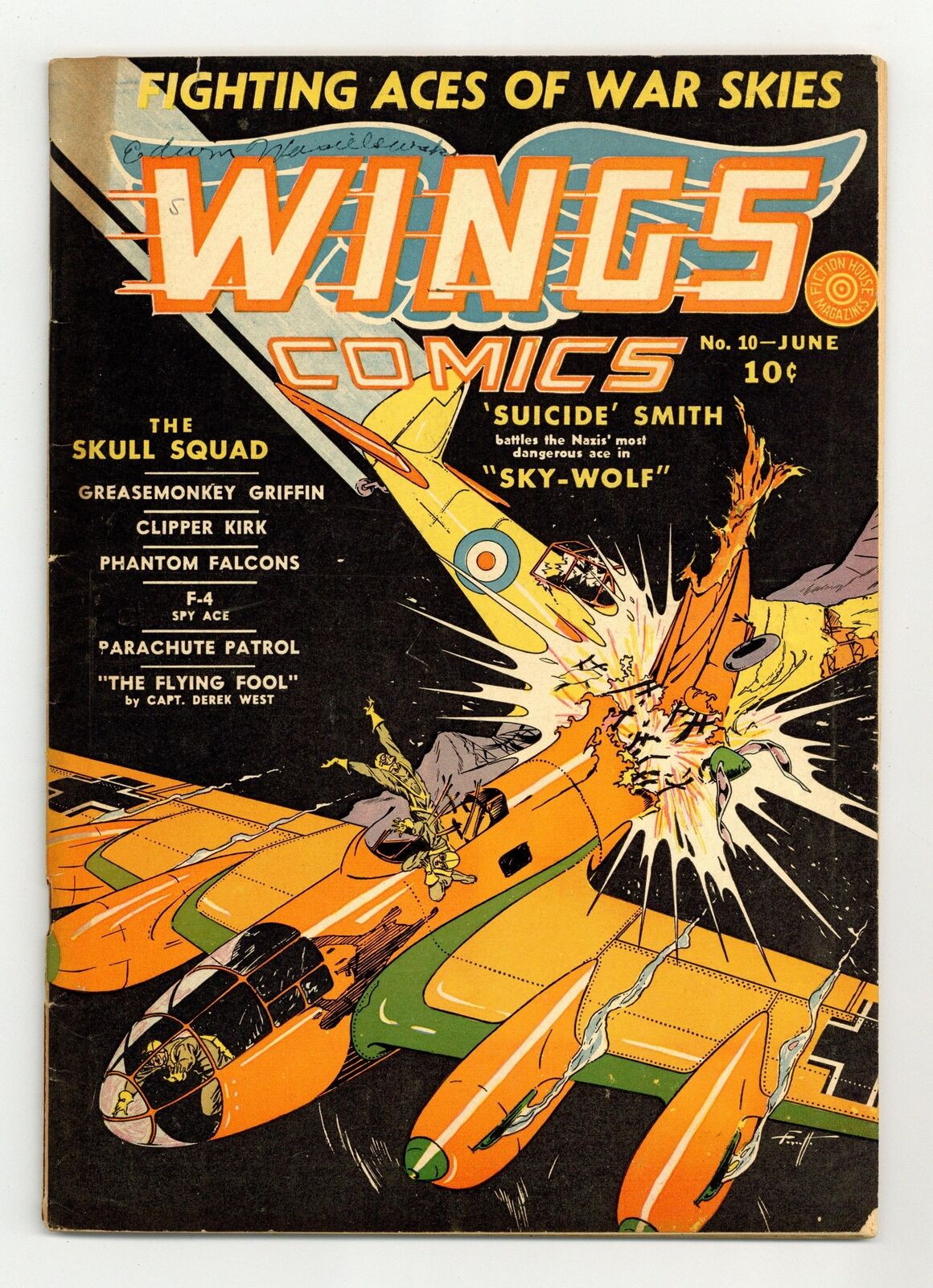 Wings Comics #10 GD 2.0 1941