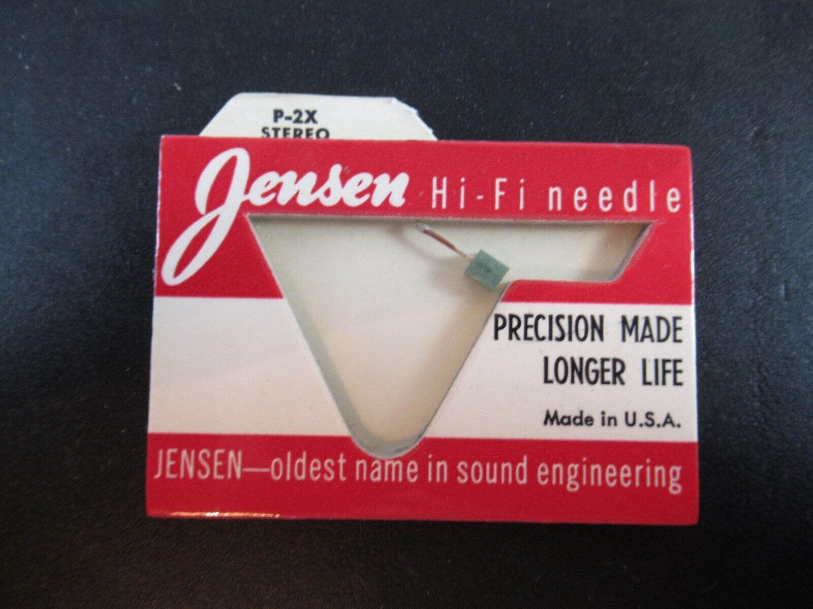 Jensen Hi-Fi Replacement Sapphire Needle, P-2X Stereo NEW (O CD)