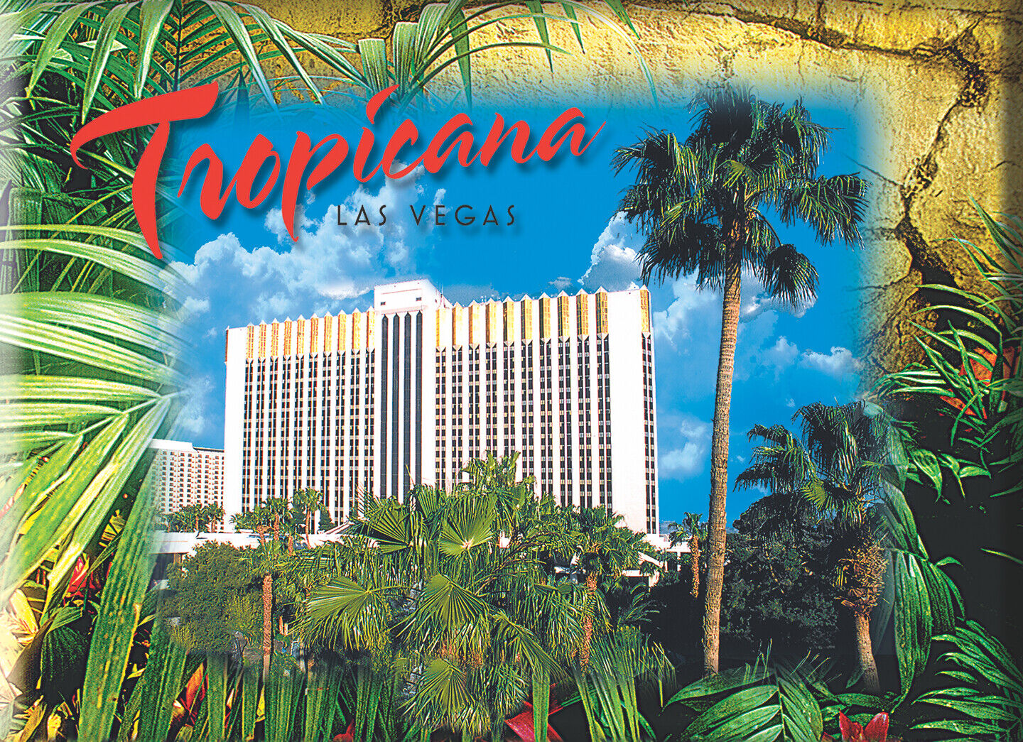 Large magnet (2.5x3.5) of  the Tropicana Hotel & Casino