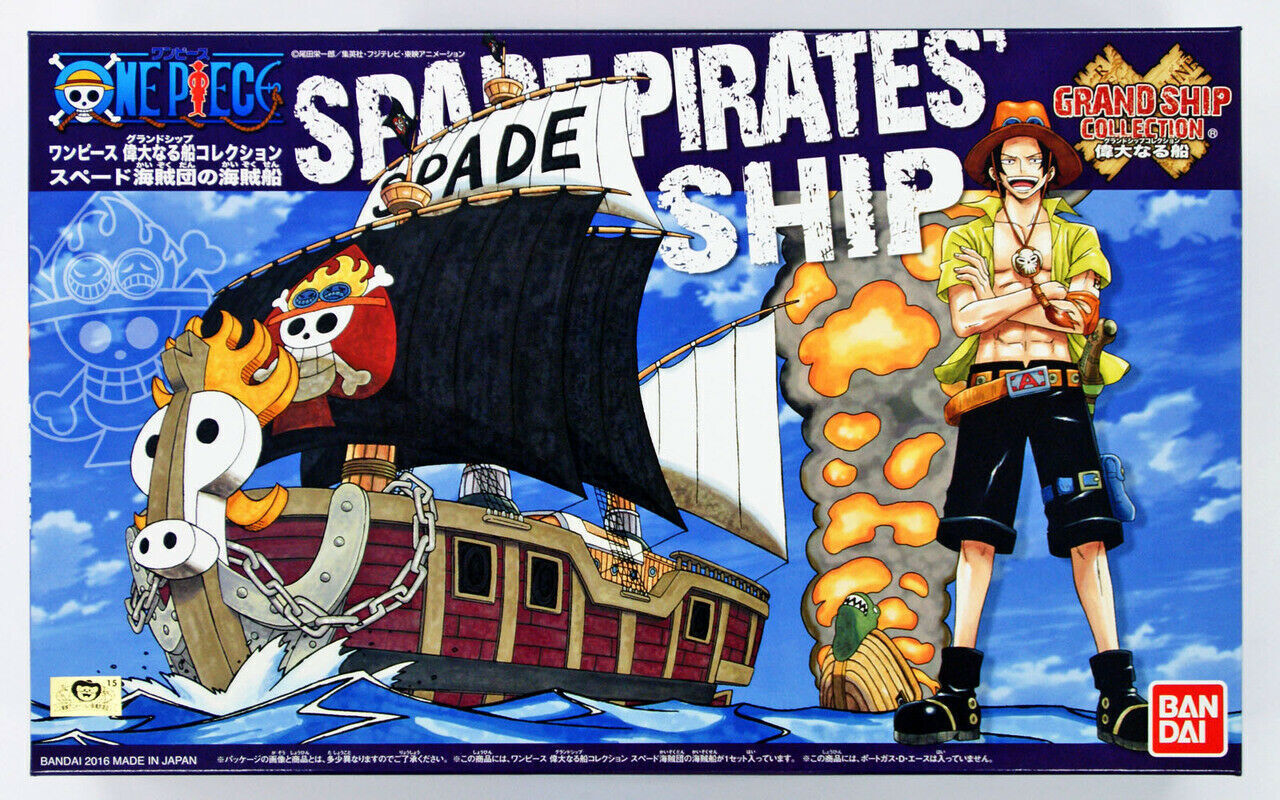 Bandai Hobby One Piece Spade Pirate Ship Grand Ship Collection Model Kit USA