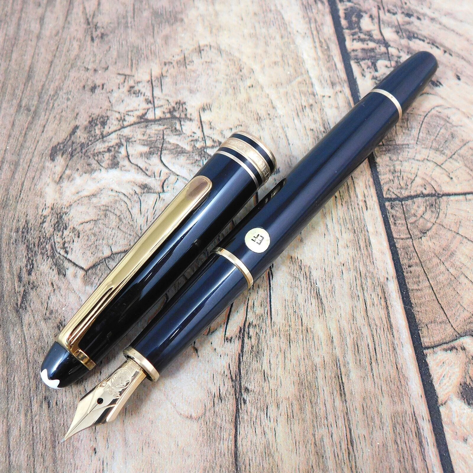 MONTBLANC MEISTERSTUCK 14K-585 FOUNTAIN PEN VINTAGE BLACK GOLD GERMANY A236