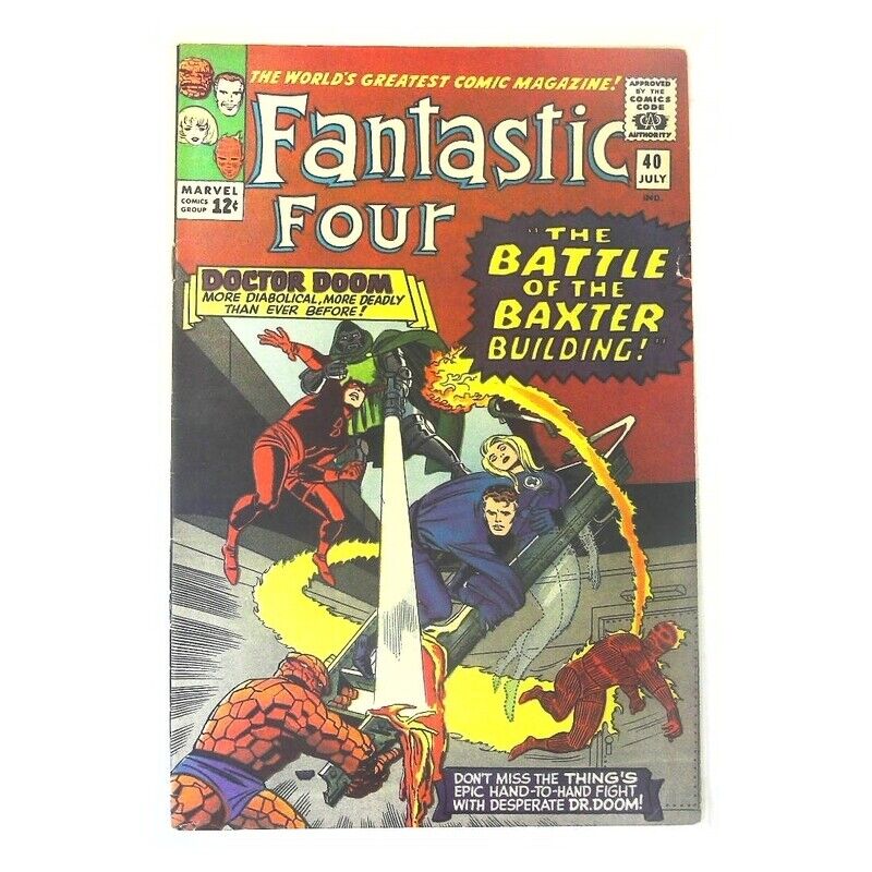 Fantastic Four (1961 series) #40 in Very Fine minus condition. Marvel comics [r\