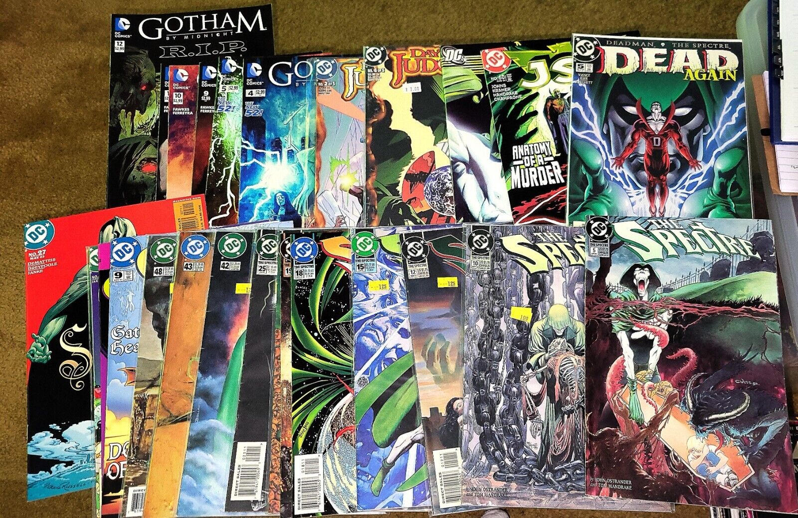 The Spectre - Lot of 27 Issues DC Comics Various Series JSA VERY FINE/NEAR MINT