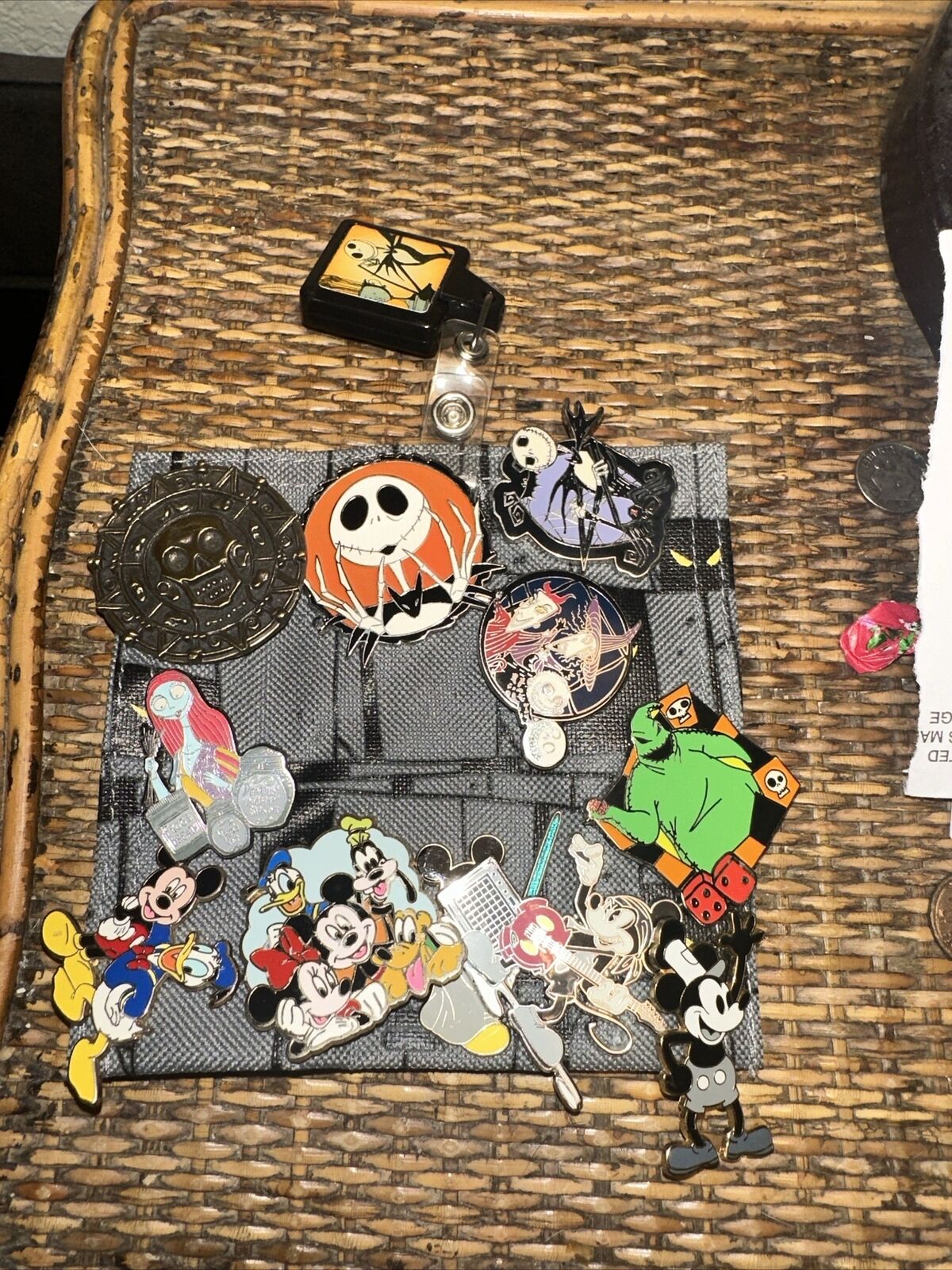 Rare Disney 11-pin Lot Exclusive The Nightmare Before Christmas W/Lanyard