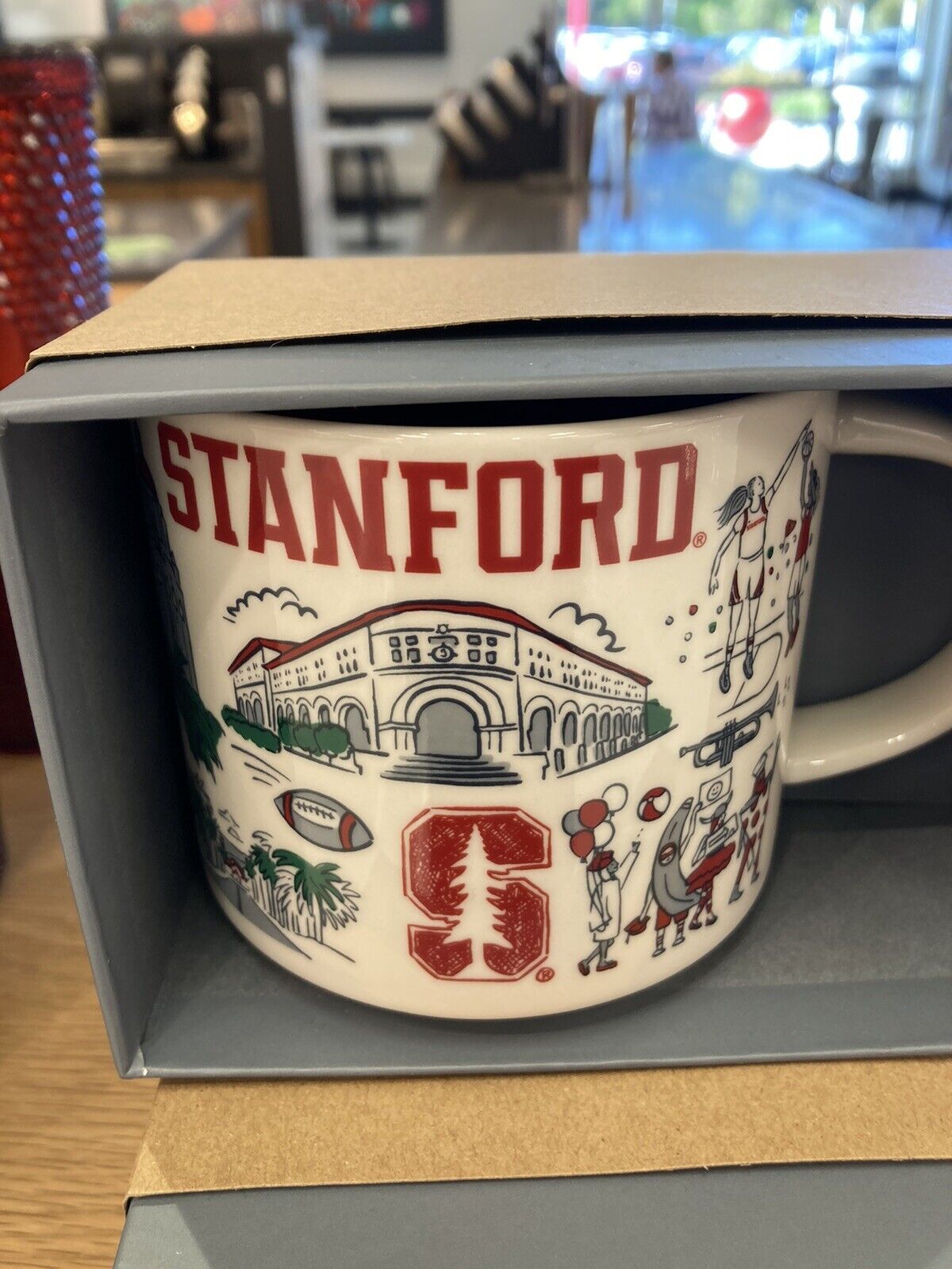 Starbucks Stanford University 14oz. Mug Been There Series NEW IN BOX 