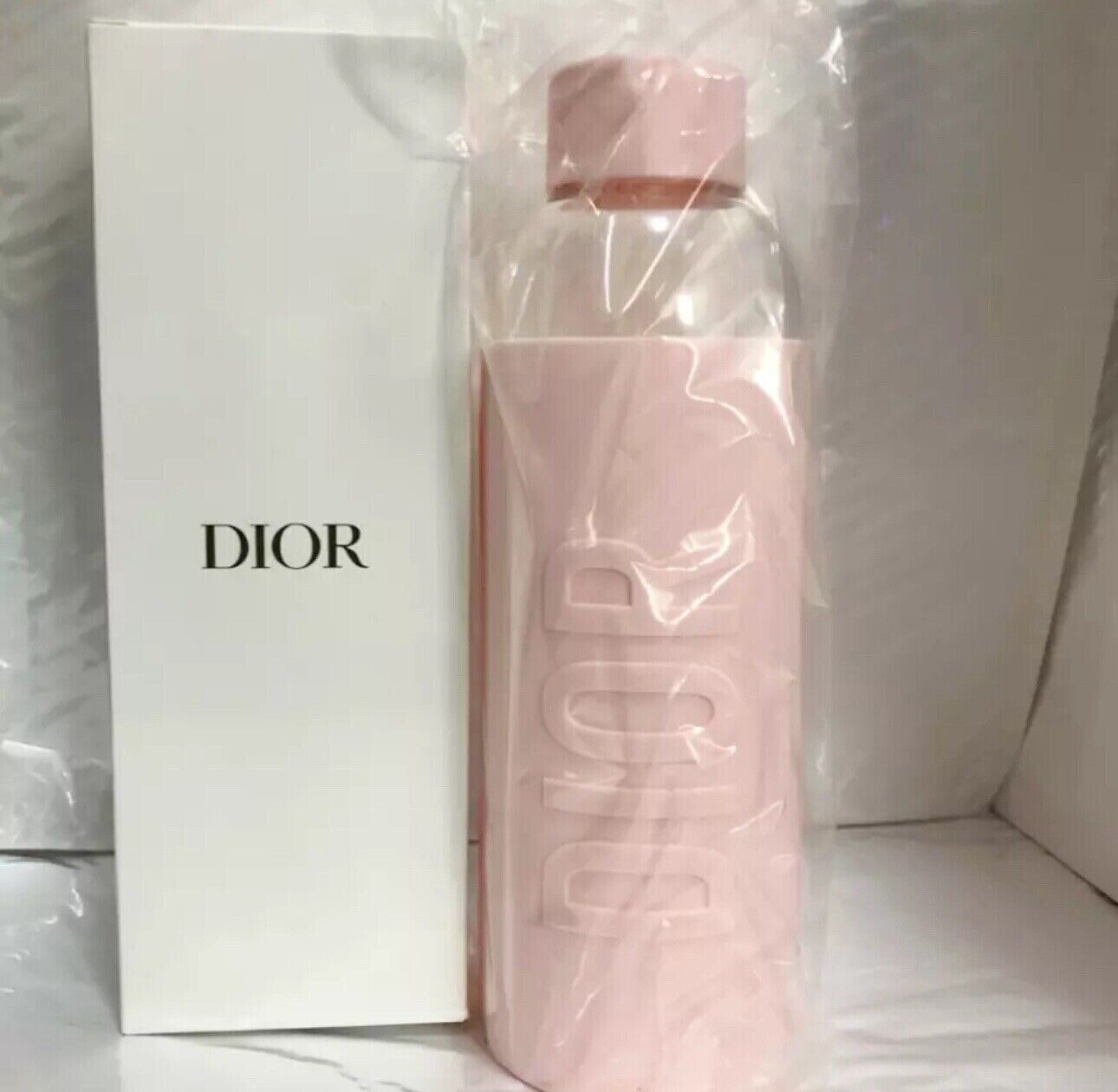 Dior Beaute Pink Sport bottle Water Cup Travel Set Genuine Points Gift Authentic