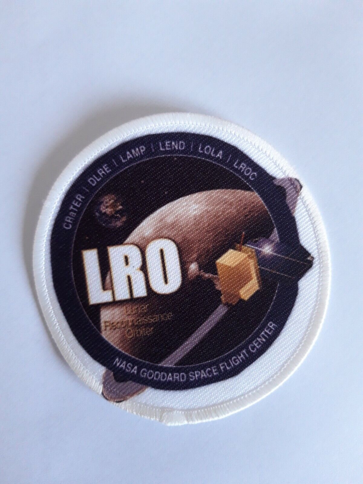 LRO Lunar Reconnaissance Orbitar NASA Sublimation Iron / Sew On Patch Badge