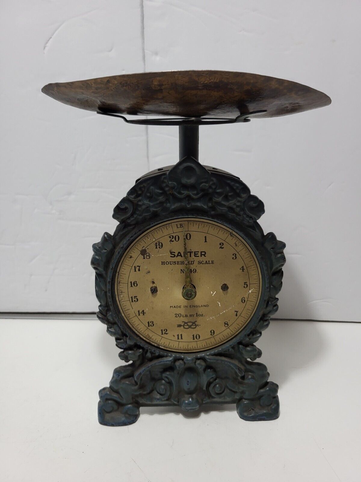 Rare Antique Salter Kitchen Scales Household Scale No. 49