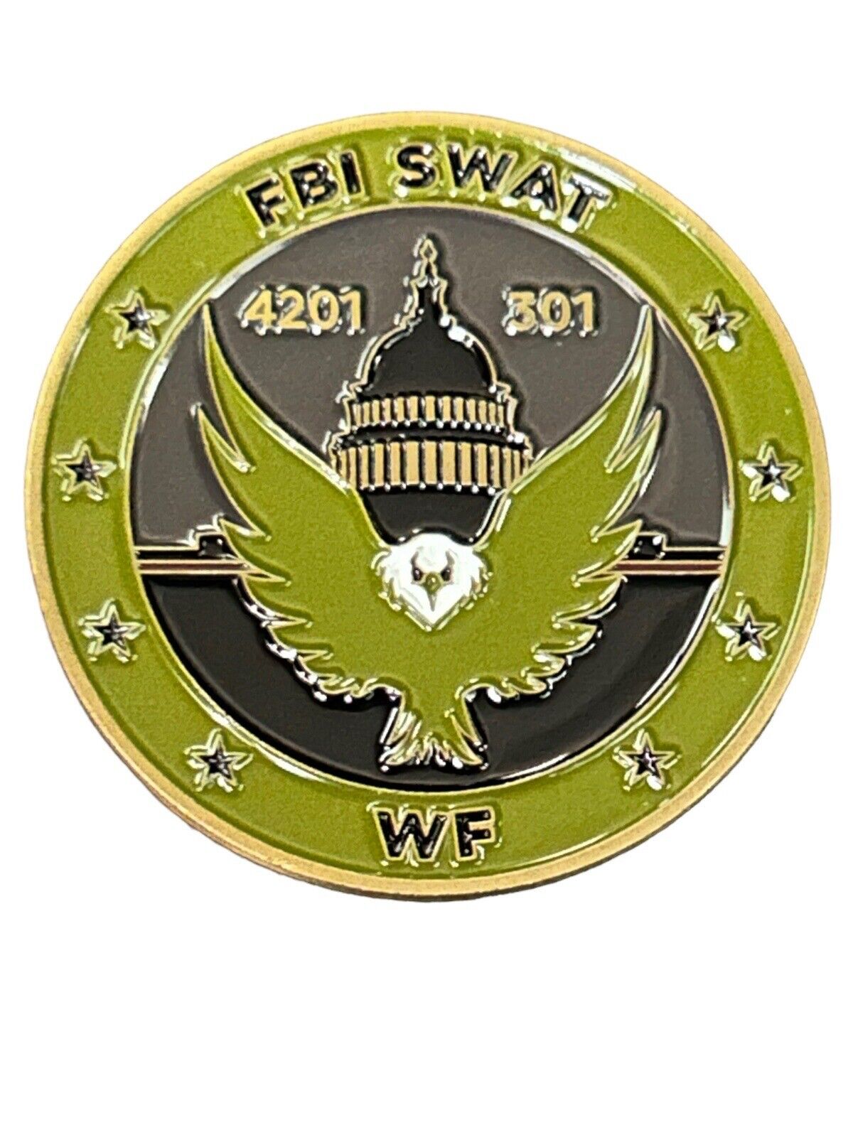 FBI Washington Field Office SWAT Challenge Coin Federal Bureau of Investigation