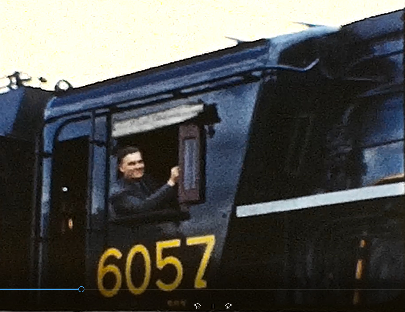 Rare Locomotive  Film 1938 train 6407 GTW, 5629 GTW, Canadian Royal 6057 Color