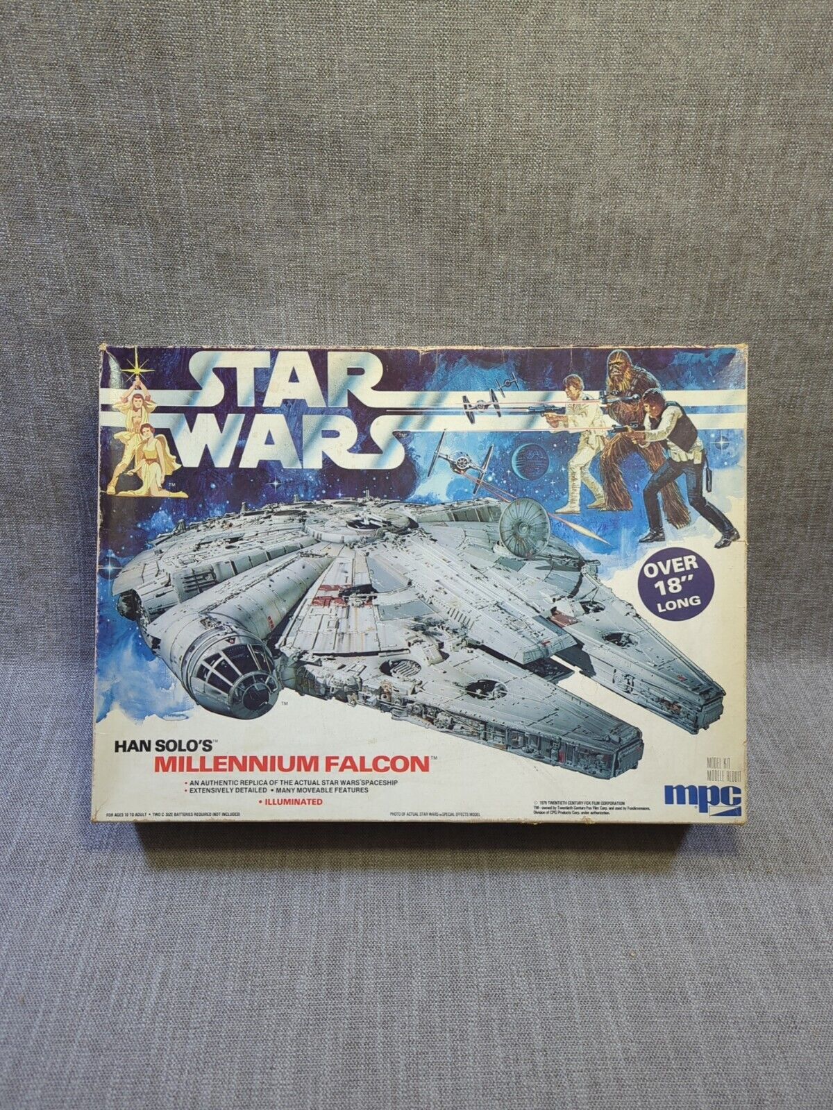 Star Wars 1979 Han Solo's Millennium Falcon MPC  #1-1925 Incomplete Parts Only 