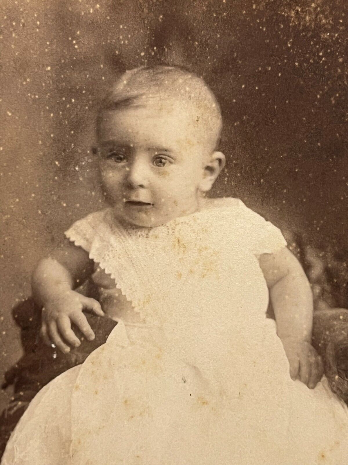 Wheeling West Virginia Cabinet Photo ID\'d Vincent Keller Baby Boy c.1890
