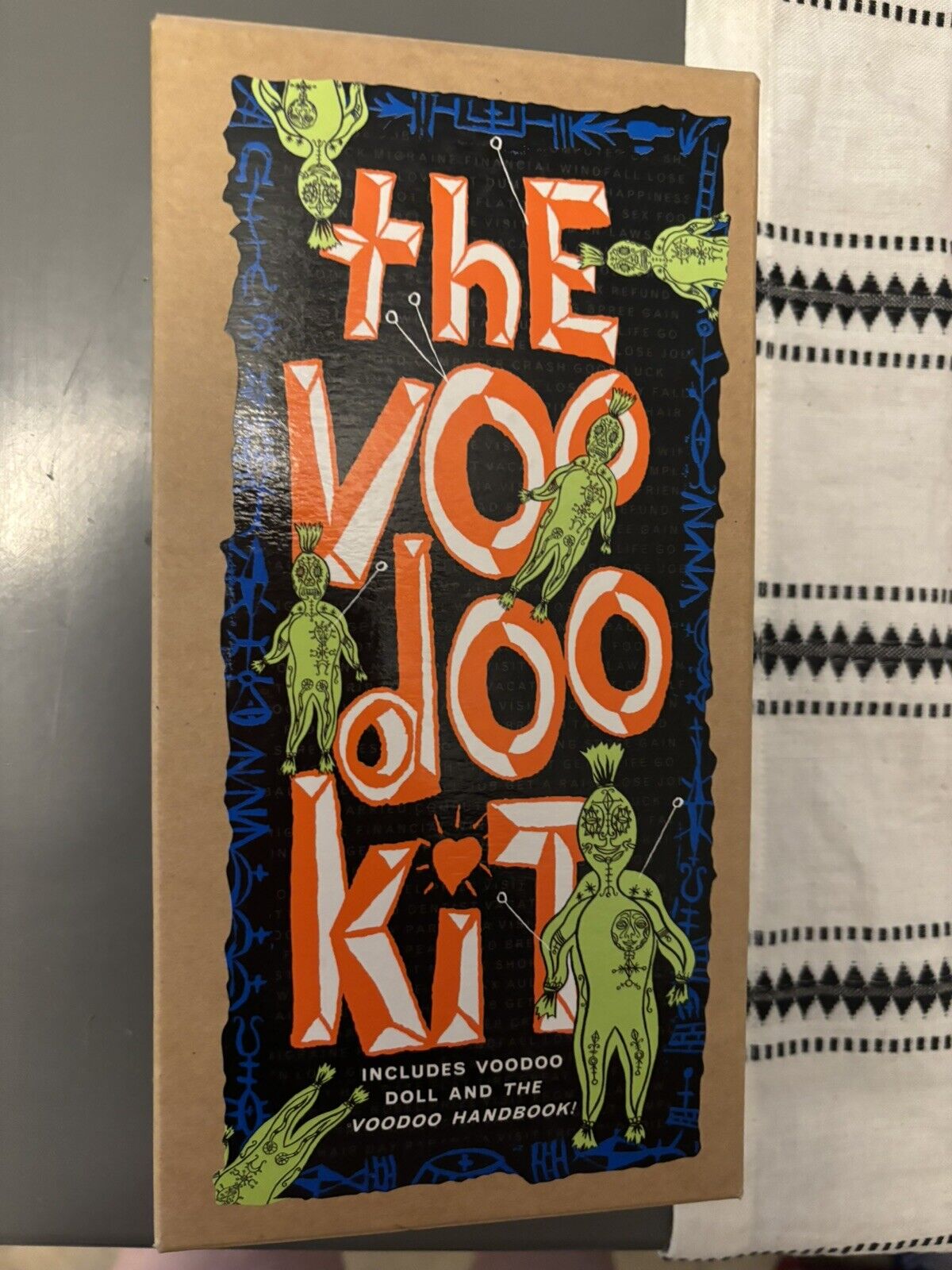 NEW 1997 The Voodoo Kit Includes Voodoo Doll & The Voodoo Handbook By Voodoo Lou