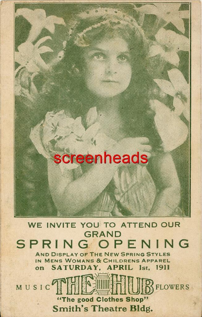 1911 Advertising Postcard 