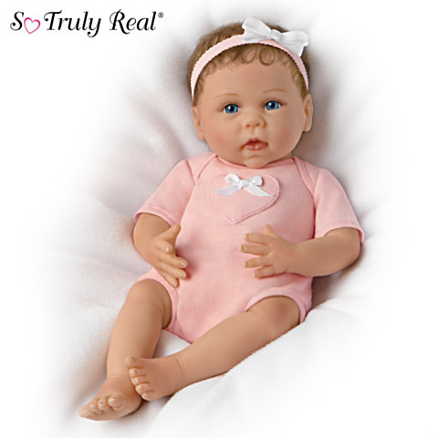 Ashton-Drake So Truly Real Chloe Baby Doll with Pacifier by Linda Murray