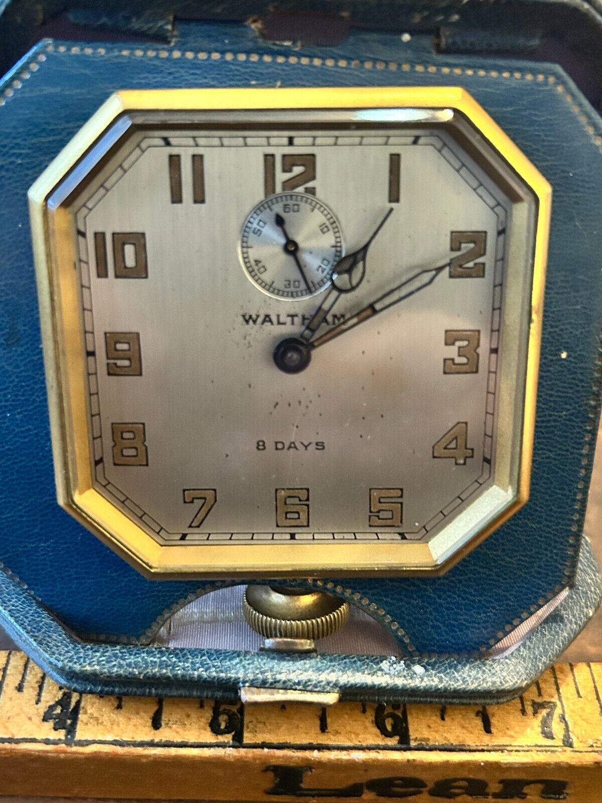 Vintage Waltham Travel Clock