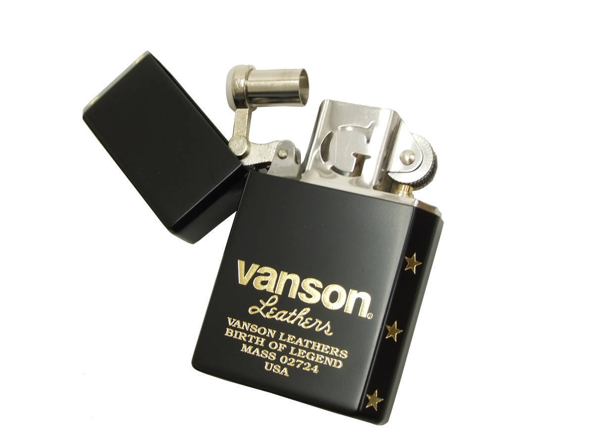 VANSON GEAR TOP Oil Lighter GT ARM Penguin Lighter V GT 06 Logo Black