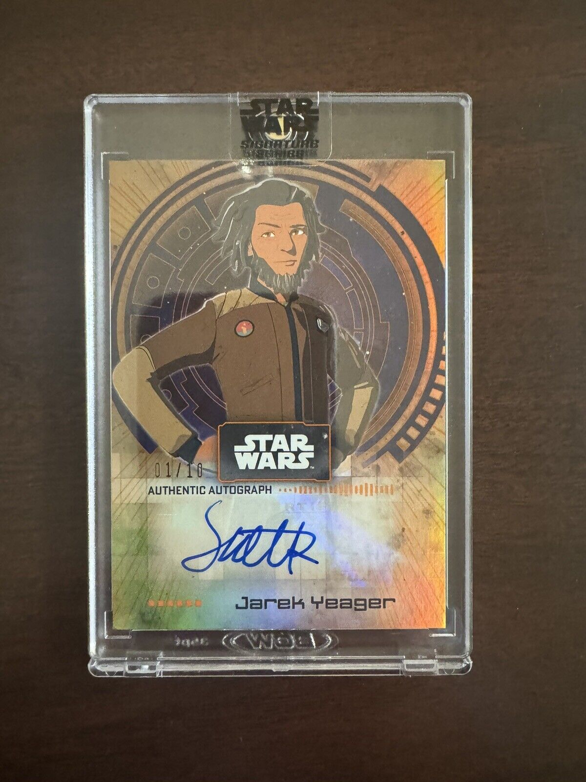 2022 Topps Star Wars Signature Series Auto Scott Lawrence as Jarek Yeager 1/10