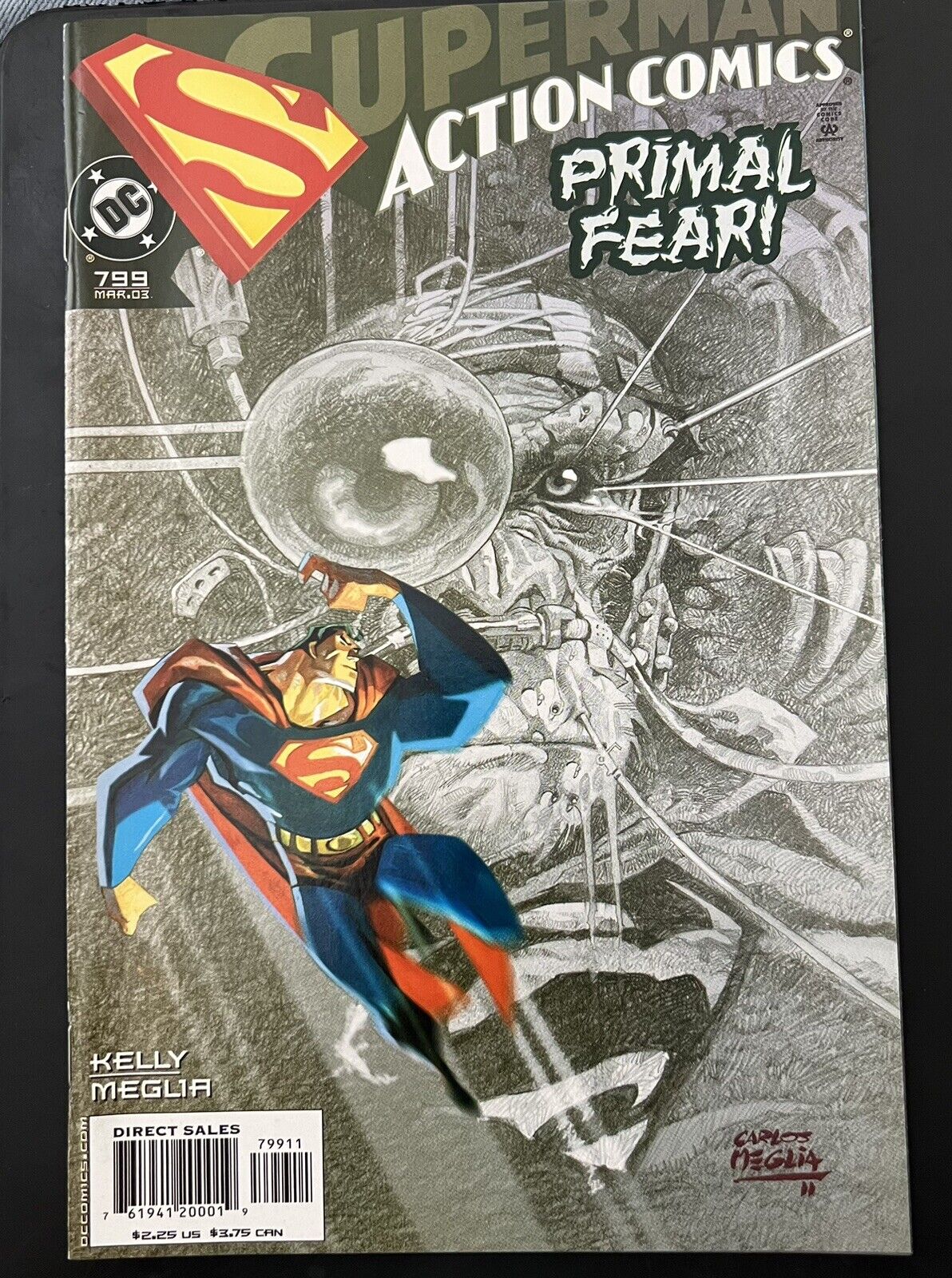 Superman Action Comics Primal Fear ~ No. 799, March 2003 ~ DC Comics ~ NEW