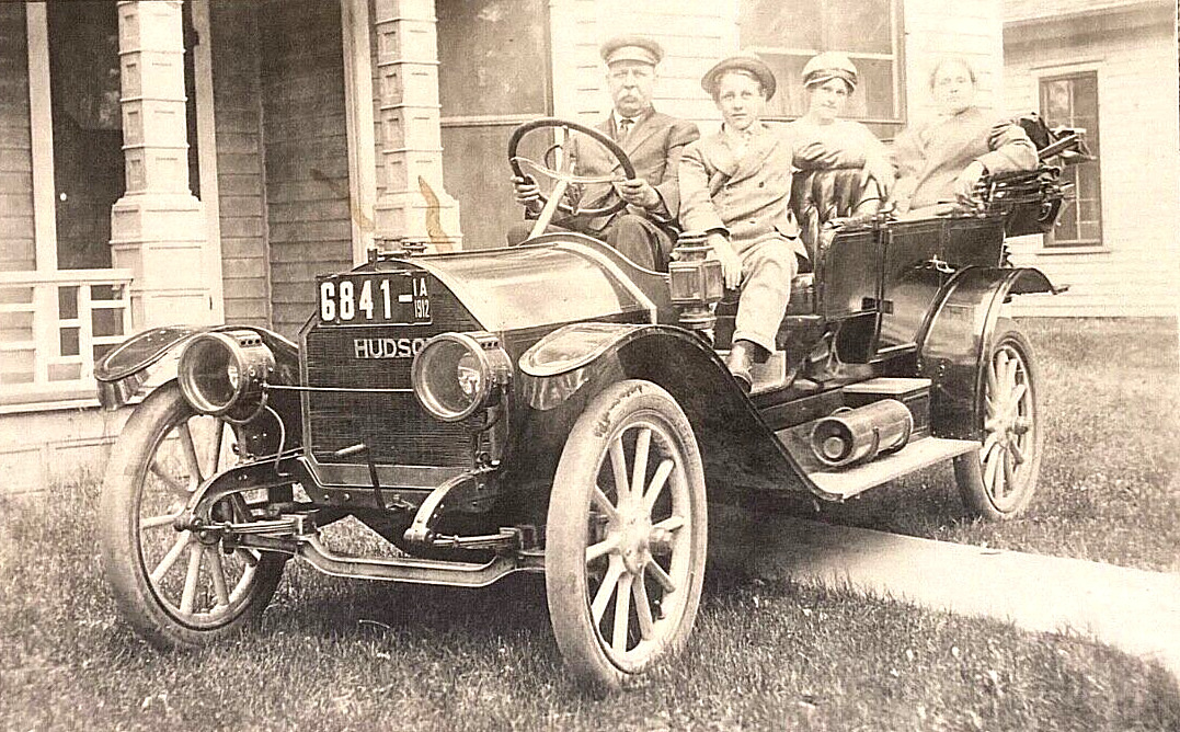 RARE 1912 HUDSON MOTOR CAR MODEL 33 AUTOMOBILE PHOTOGRAPH