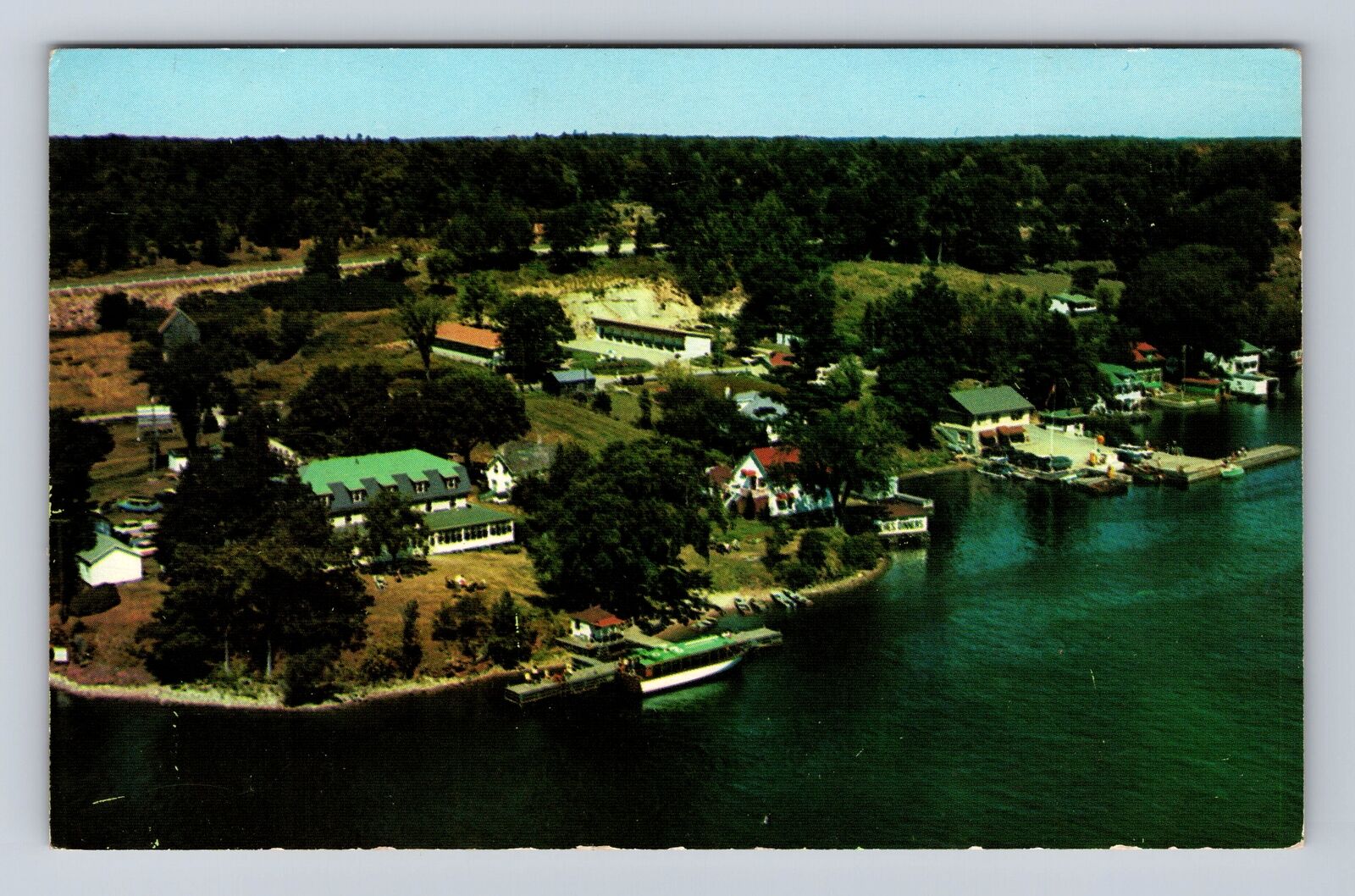 Ivy Lea Ontario-Canada, Thousand Island, Tour Boat, Antique Vintage Postcard
