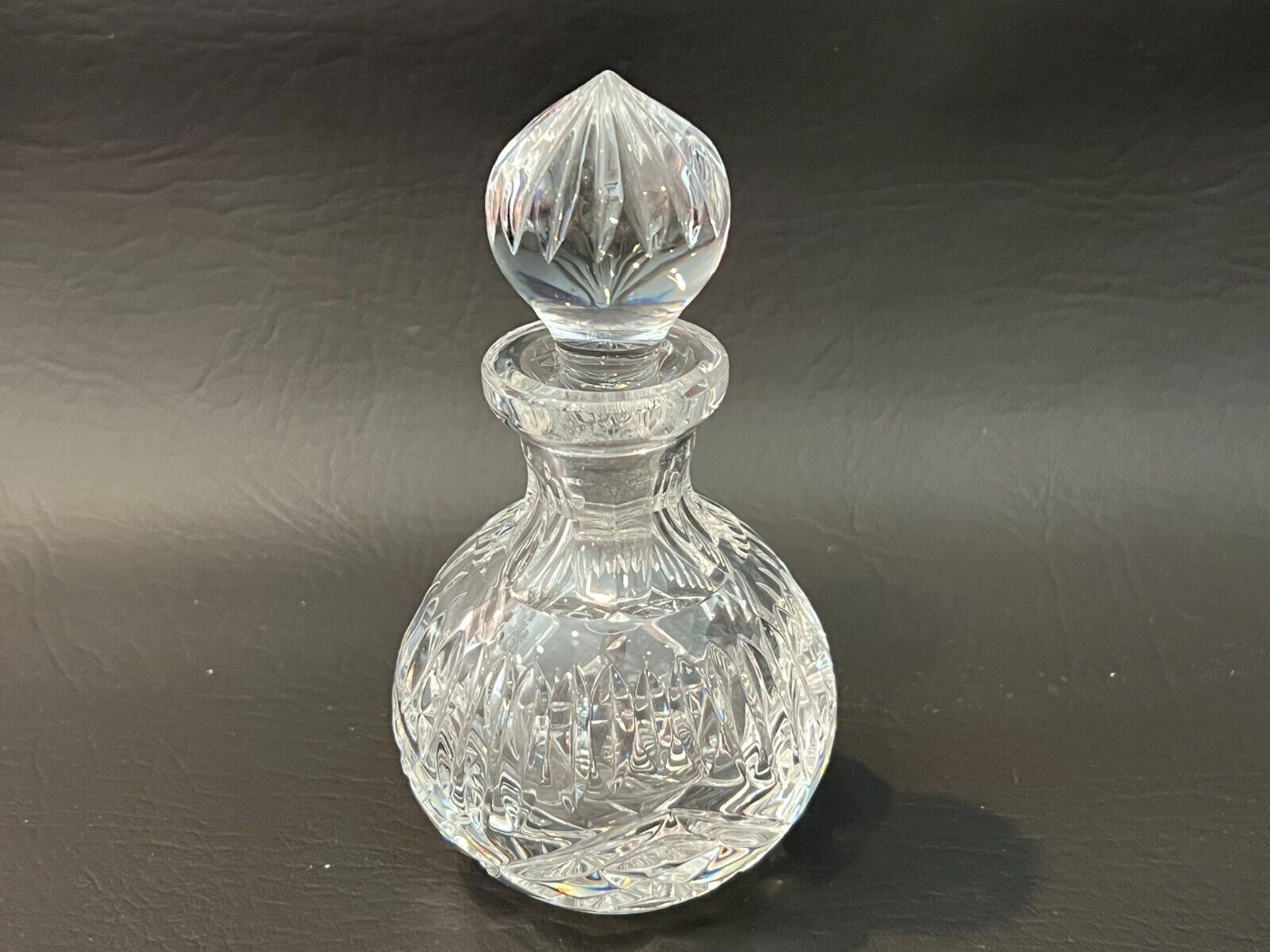Vintage Cut Crystal Perfume Bottle w/Stopper, 5
