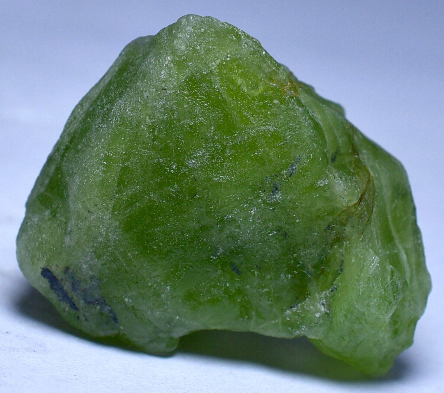 94 CT Transparent Natural Faceted Grade Olivine Green Peridot Crystal Specimen