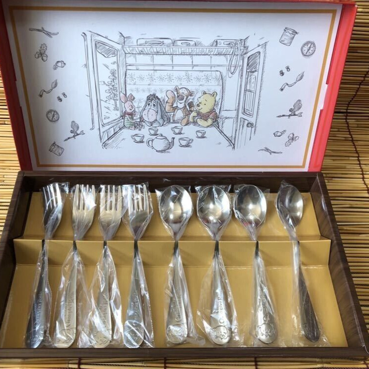 Winnie the Pooh Christopher Robin Premium Cutlery Set Spoon Fork Not for sale