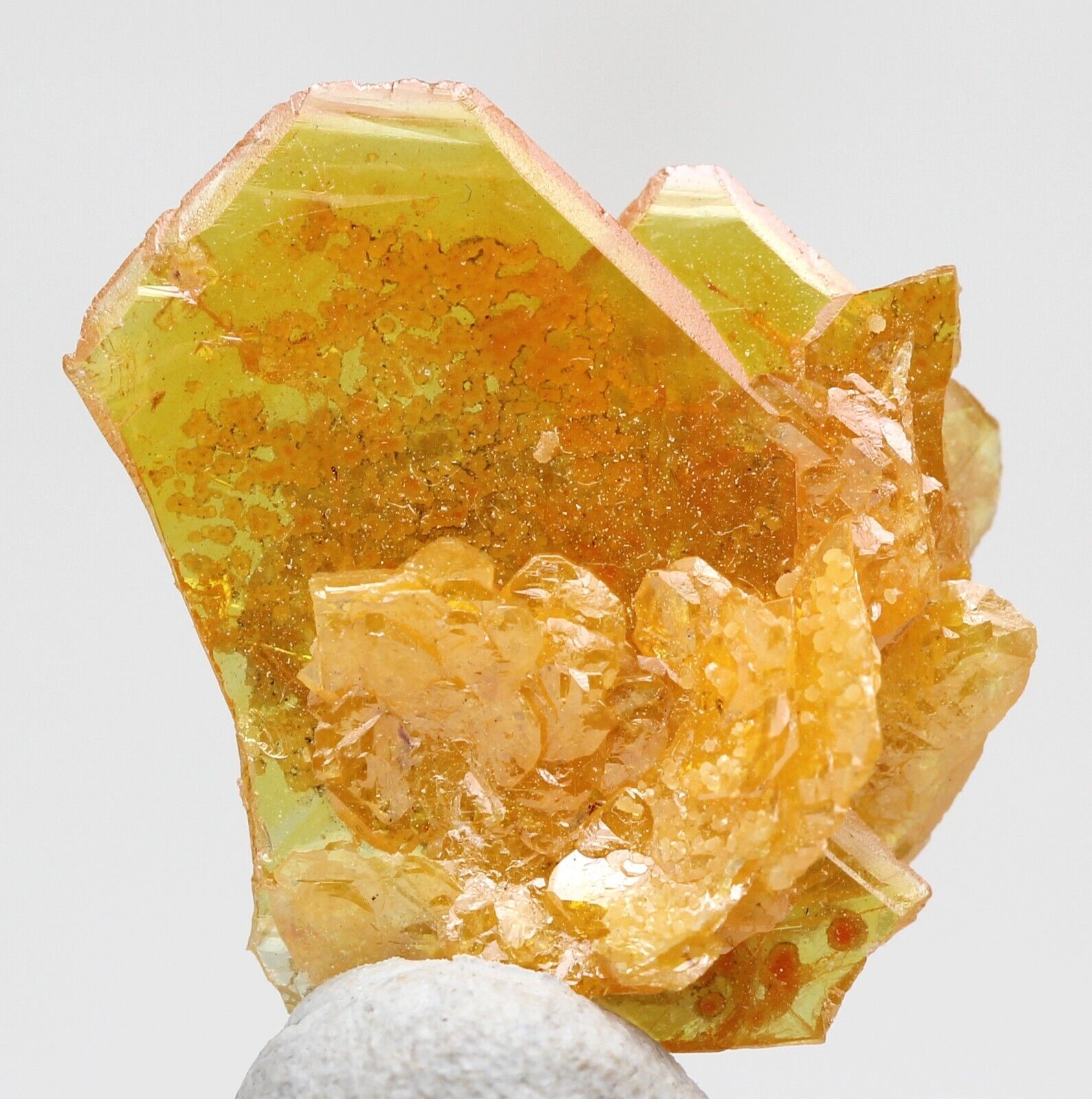 WULFENITE MIMETITE Crystal Cluster Mineral Specimen SAN FRANCISCO MINE MEXICO