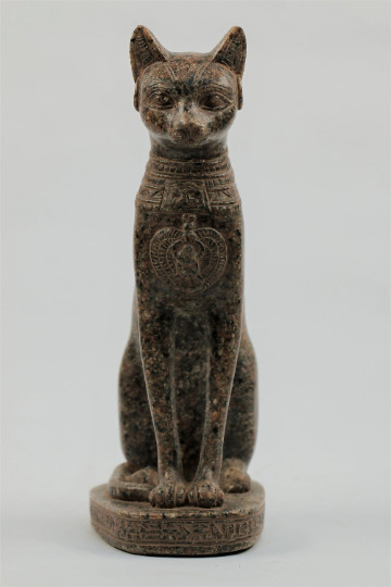 BASTET (large Ancient Egyptian cat ) with the eye of Horus