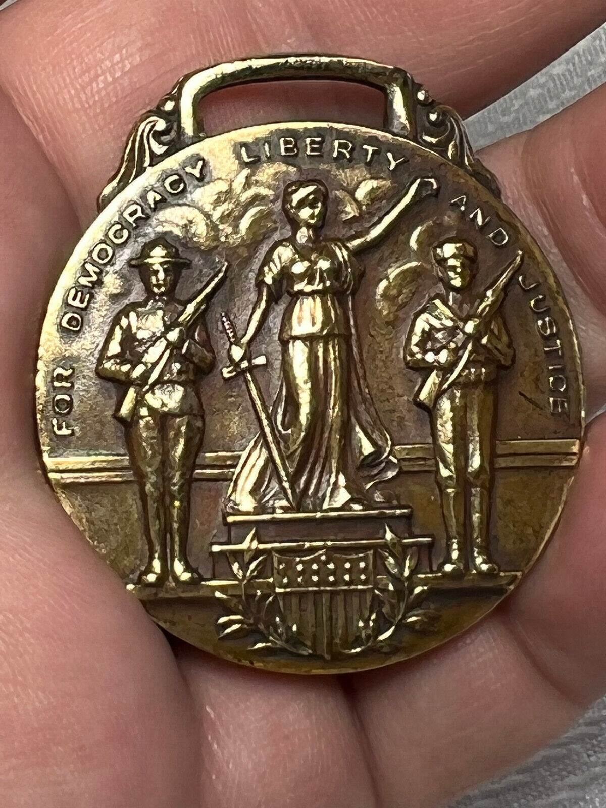 WW1 Loyal Service Medal Named Ruth Moore Presented By Citizens Of Portsmouth VA