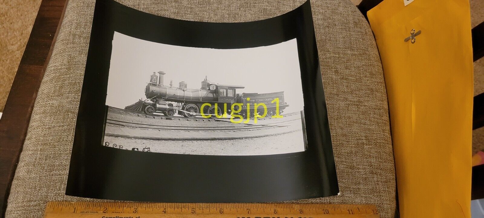 R366 Train Photograph Baldwin Locomotive Works VANEGASCEDTAL & RIO VERDE