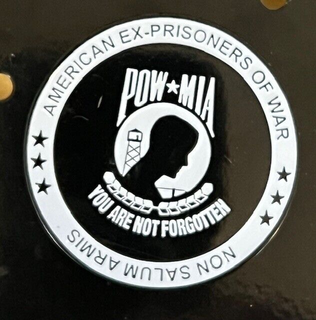 American Ex-Prisoners of War You are not Forgotten POW MIA VA MD Challenge Coin
