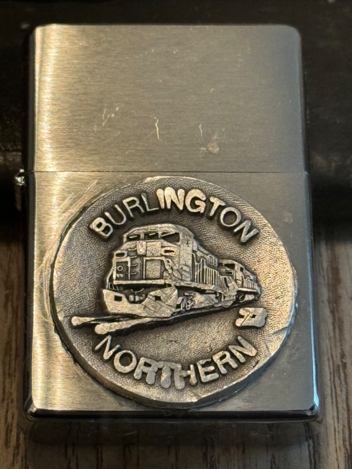Zippo Lighter Burlington- Northern Railroad