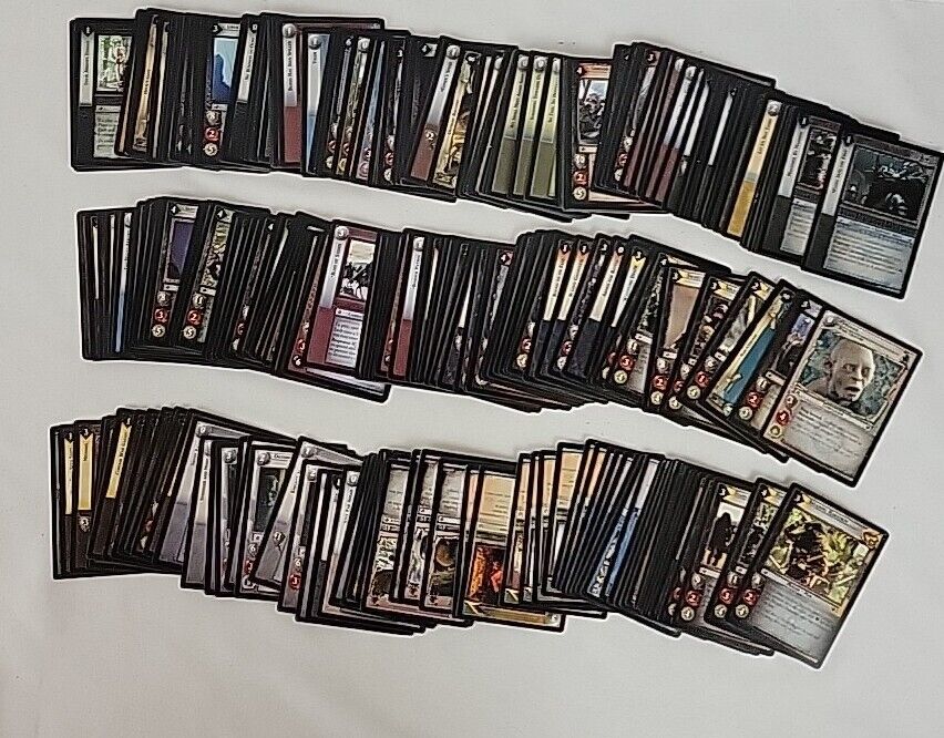 Huge Lot Of Almost 300 LOTR TCG Random Cards Common & Uncommon