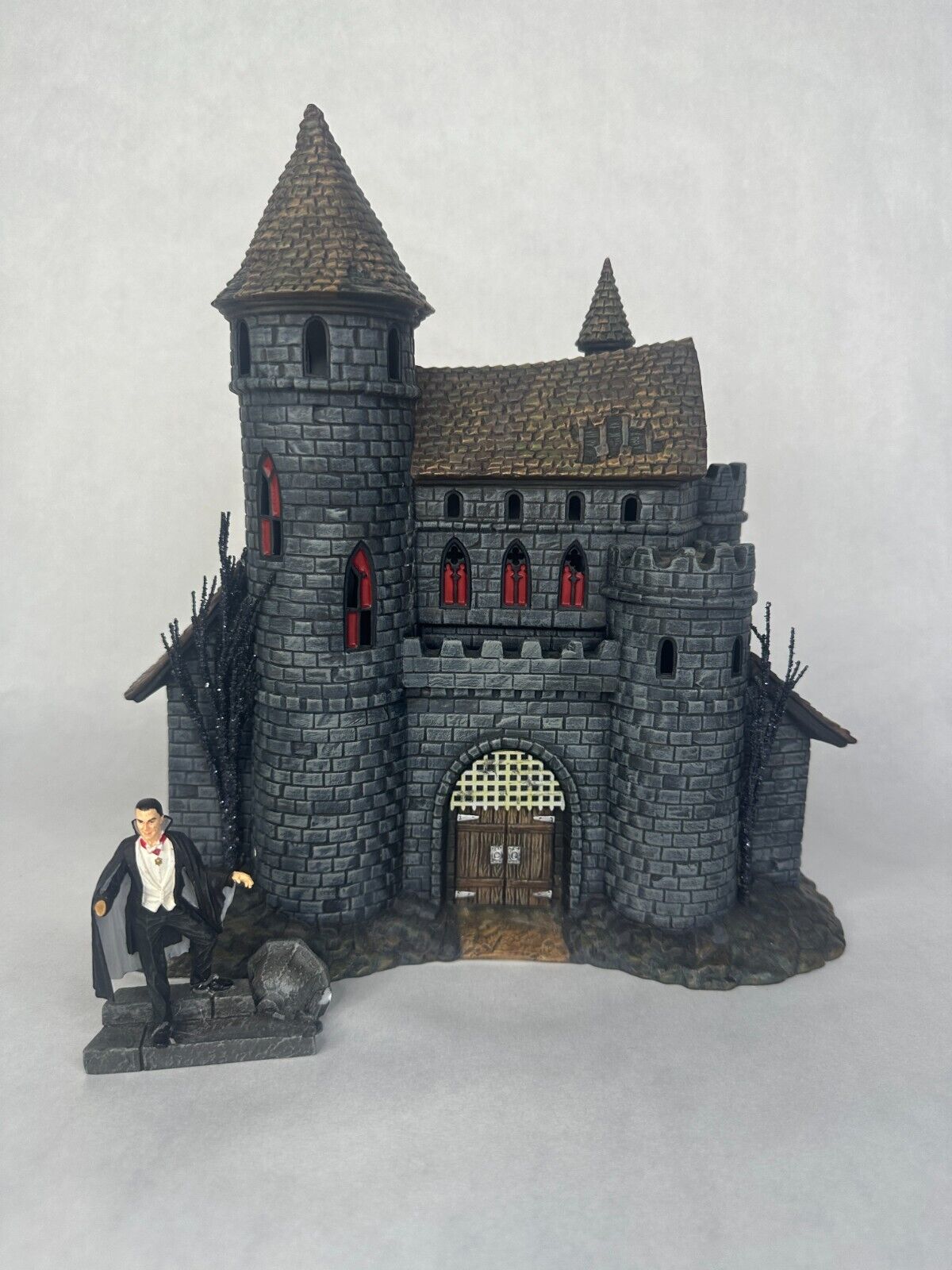 Department 56 Halloween Dracula's Castle/Dracula Figure Included
