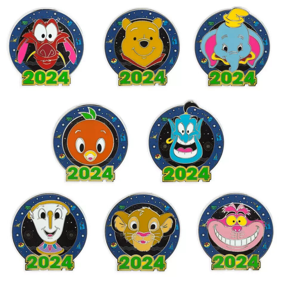 Disney Parks Official Pins 2024 Mystery Pins ***YOU CHOOSE***